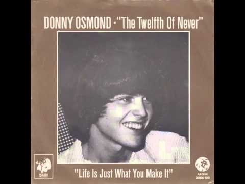 Donny Osmond - The Twelfth of Never